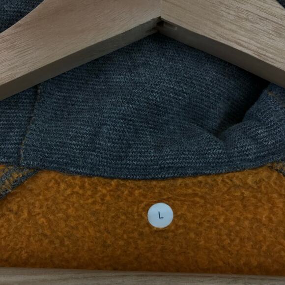 Lululemon Fleece Jacket Mens L Grey Hoodie Full zip - Picture 10 of 11